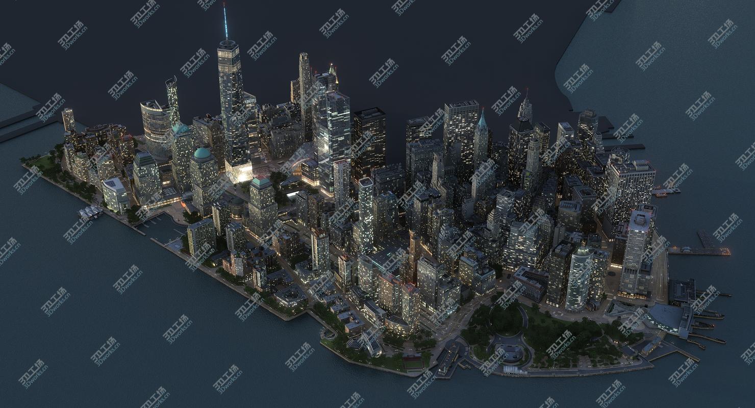 images/goods_img/20210113/3D Manhattan Lower Part1 2 3 Night  Low Poly/2.jpg